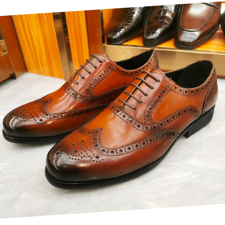 Alato Wingtip Brogue Oxfords