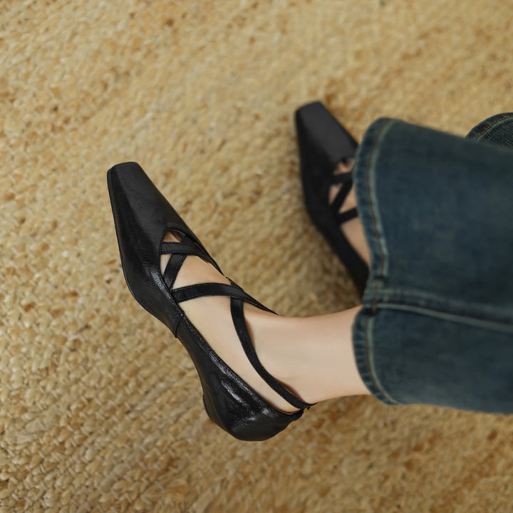 Lucera Leather Flats