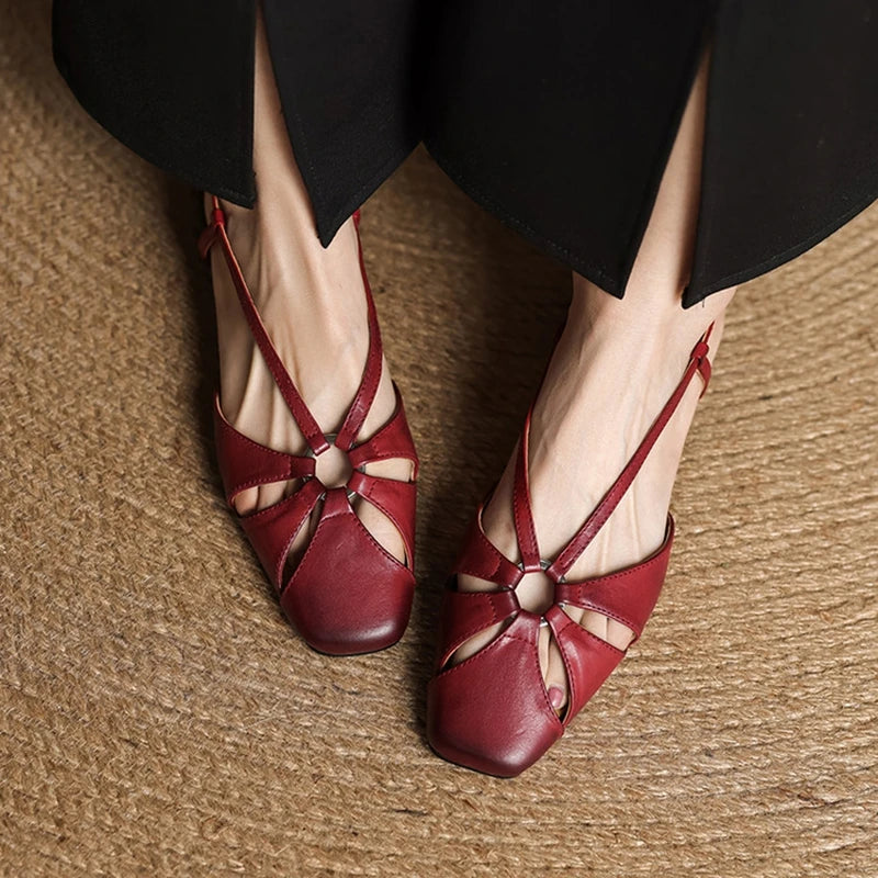 Sienna Cutout Slingbacks