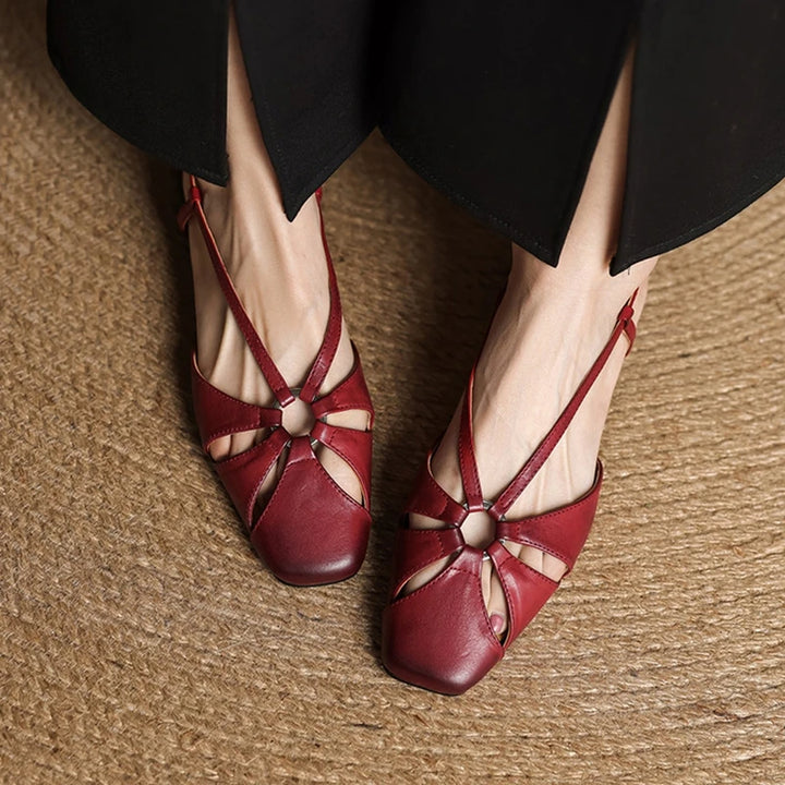Sienna Cutout Slingbacks