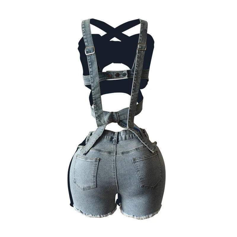 Voltage Crosscut Denim Set