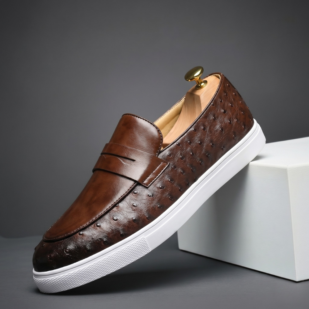 Struzzo Penny Loafers