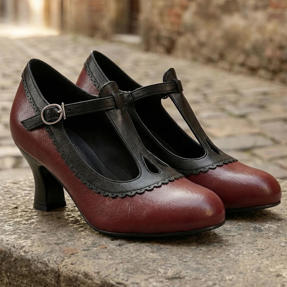 Arden T-Strap Heels