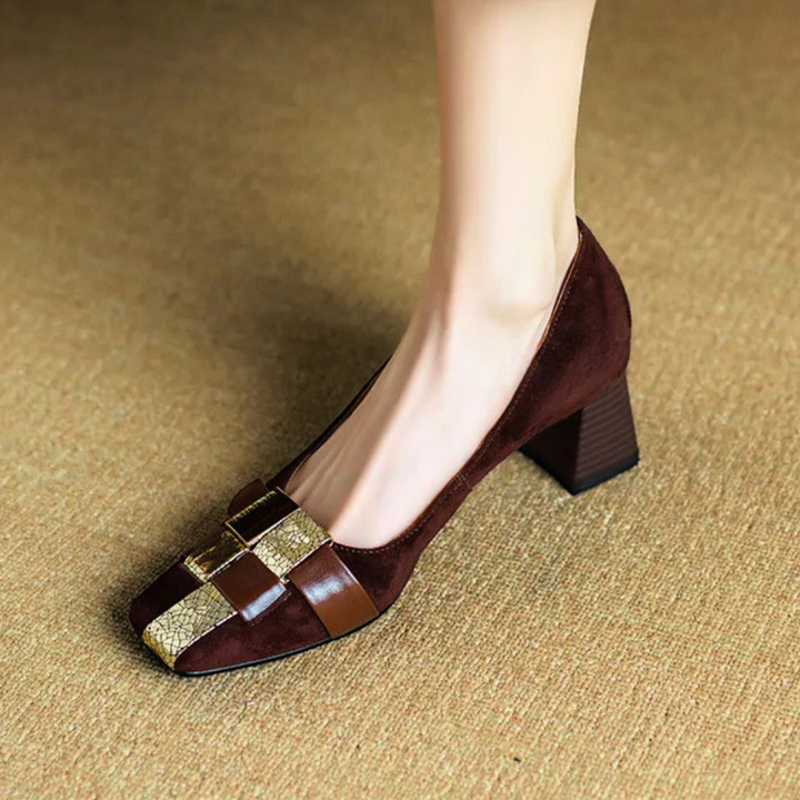 Cintura Suede Pumps