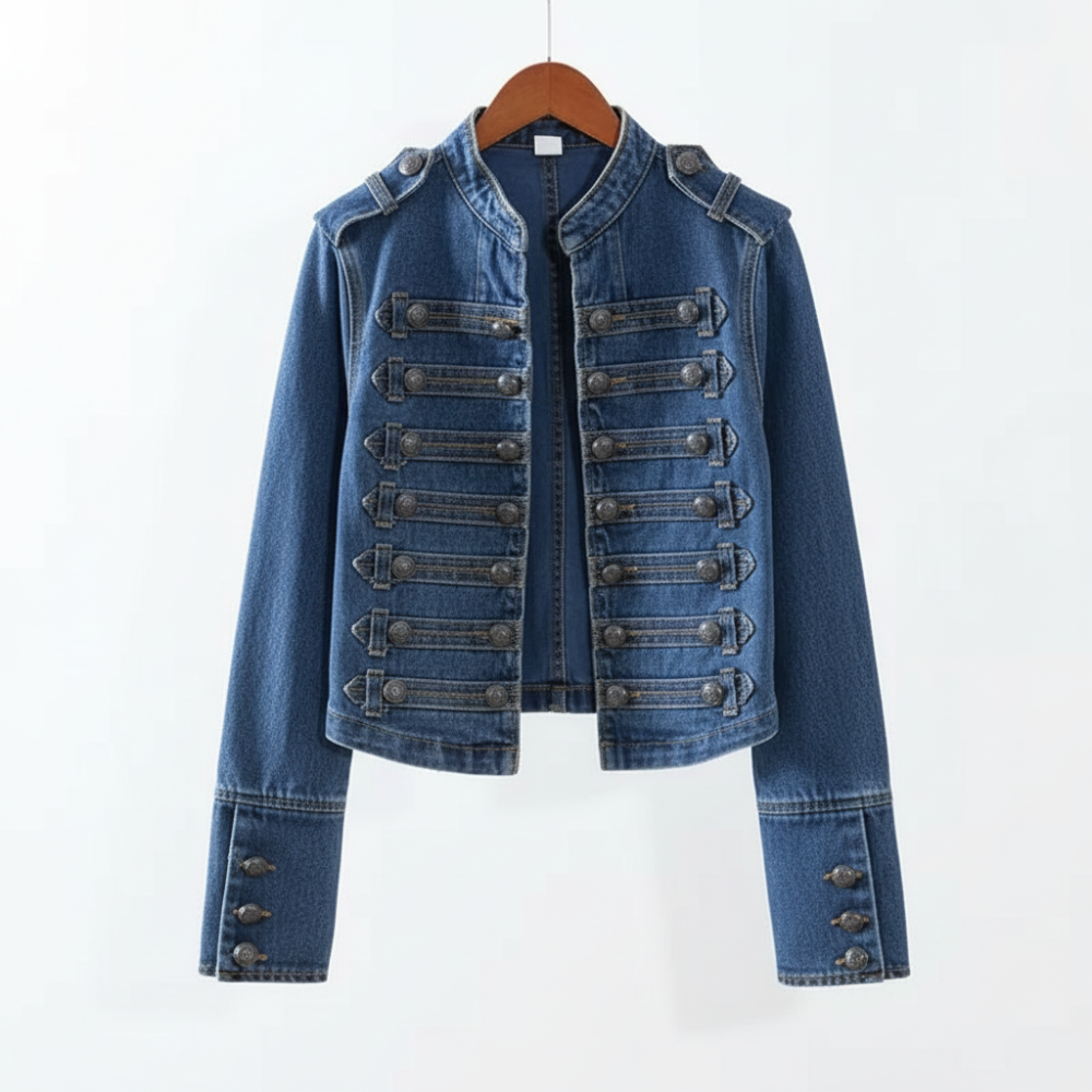 Cadence Cropped Denim Jacket