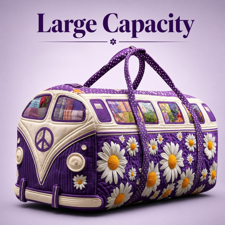 Wanderbus Quilted Duffle Bag