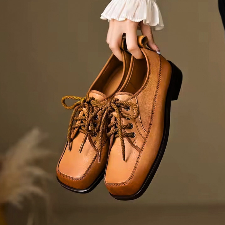 Ledger Square-Toe Oxfords