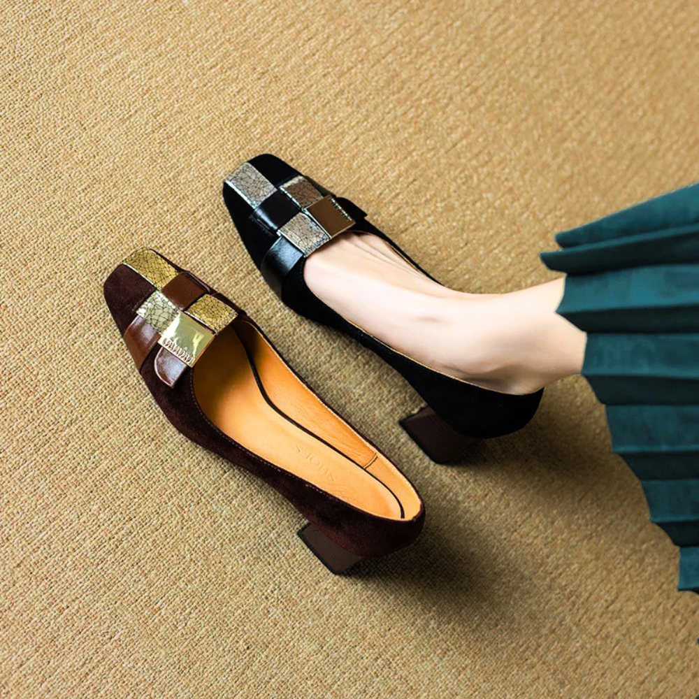 Cintura Suede Pumps