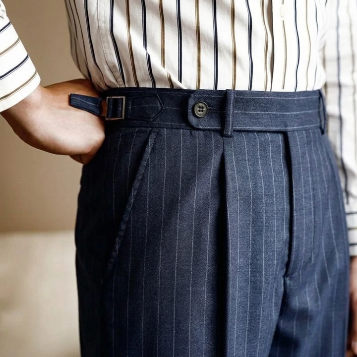 Vittorio Pinstripe Trousers