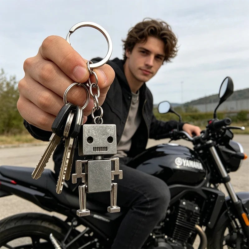 Sidekick Robot Keychain