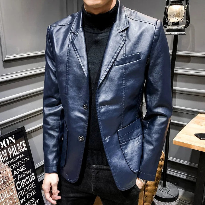 Vaughn Leather Blazer