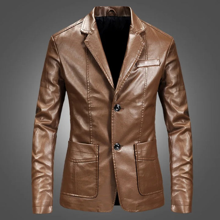 Vaughn Leather Blazer