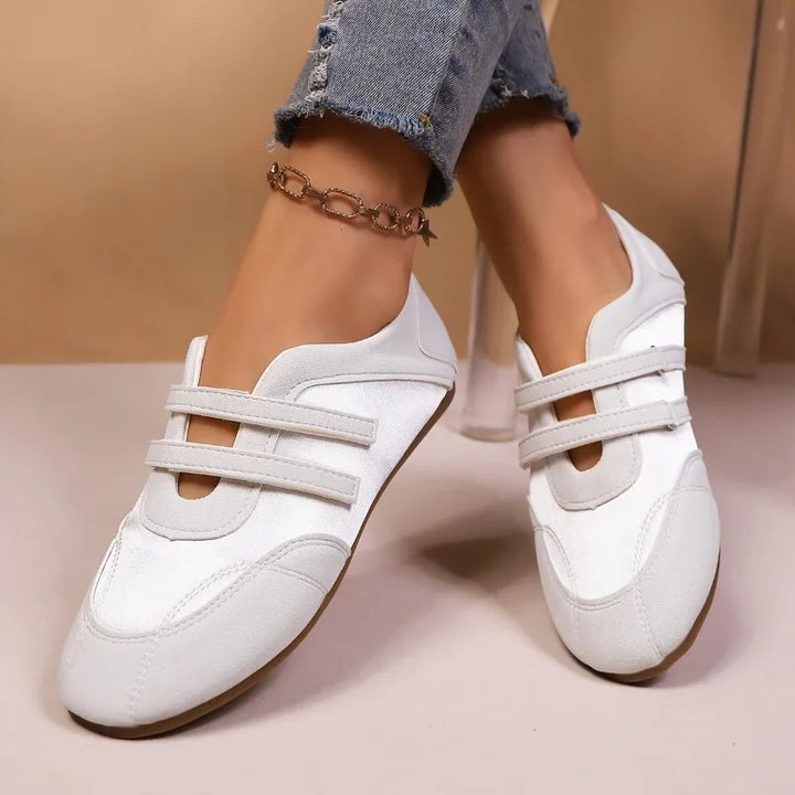 Lila Twin-Strap Flats