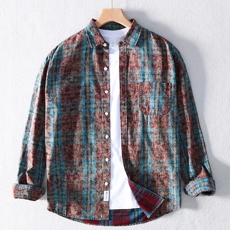Painter Plaid Cotton Shirt
