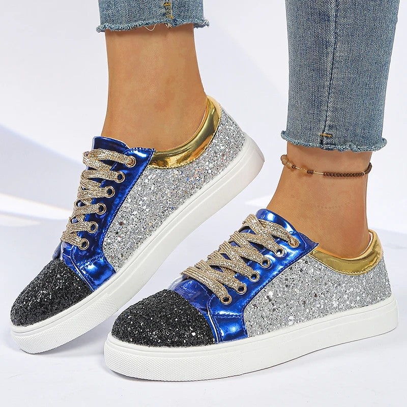 Scintillante Glitter Platform Sneakers