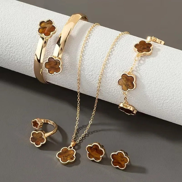 Fioresca Clover Jewelry Set