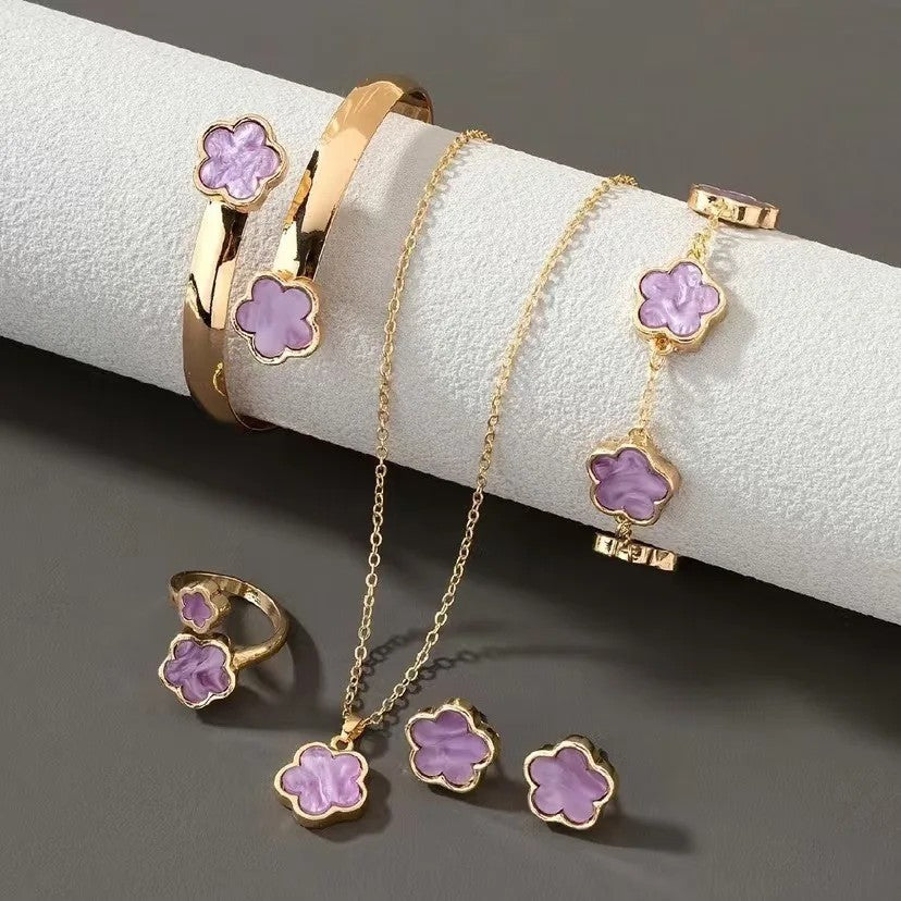Fioresca Clover Jewelry Set