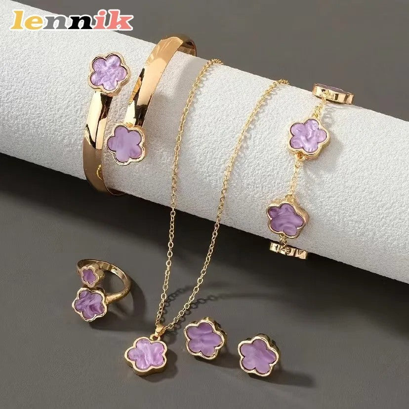 Fioresca Clover Jewelry Set