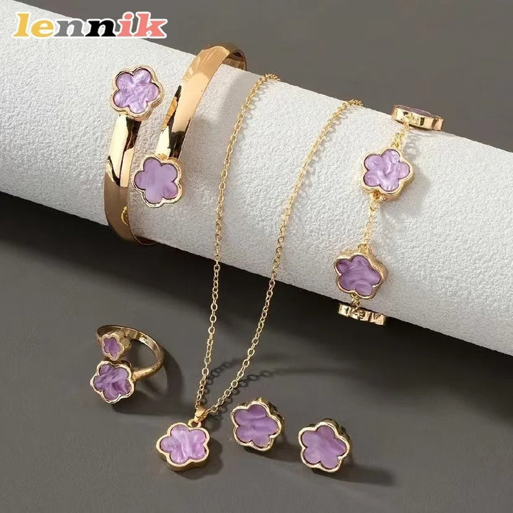 Fioresca Clover Jewelry Set