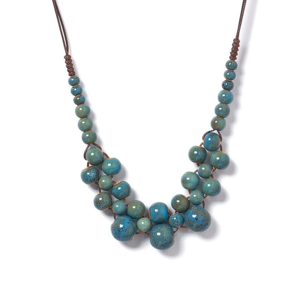 Orchard Ceramic Bib Necklace