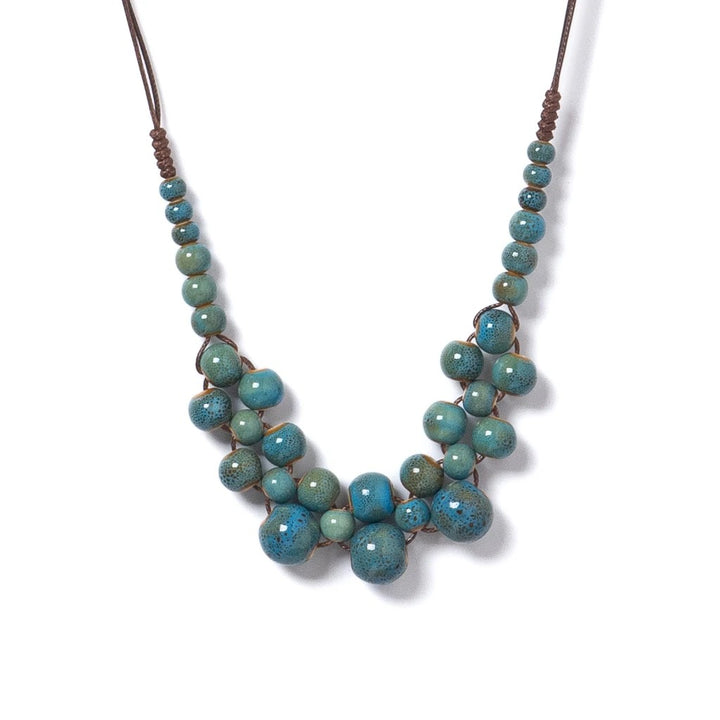 Orchard Ceramic Bib Necklace