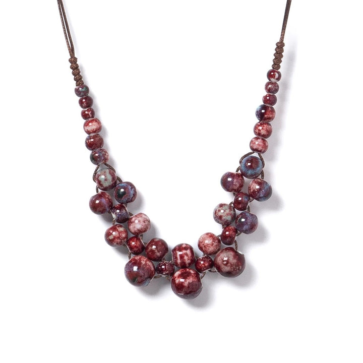 Orchard Ceramic Bib Necklace