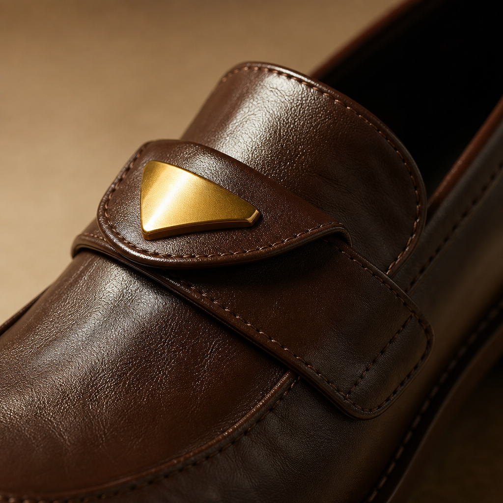 Marcella Buckle Loafers — 02_material_macro_detail