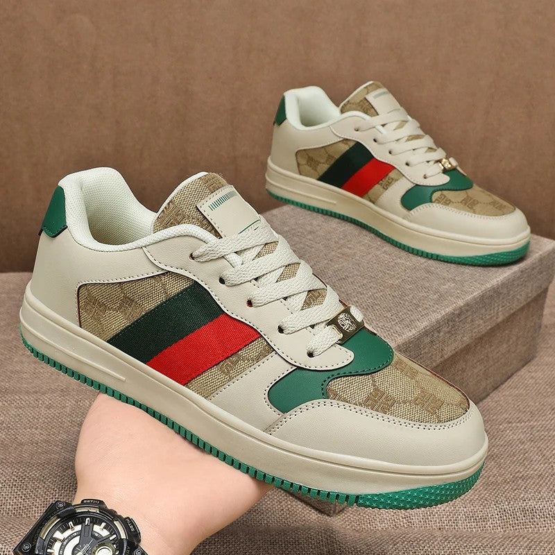 Palazzo Stripe Court Sneakers