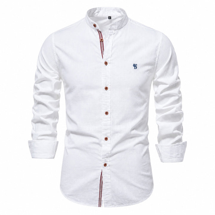 Alden Band-Collar Shirt — ce_wb_01