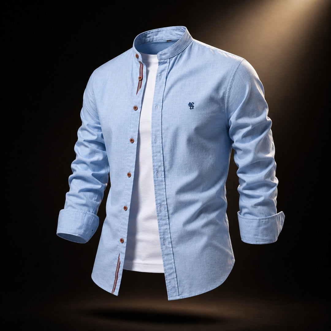 Alden Band-Collar Shirt — ce_soul_s3_01
