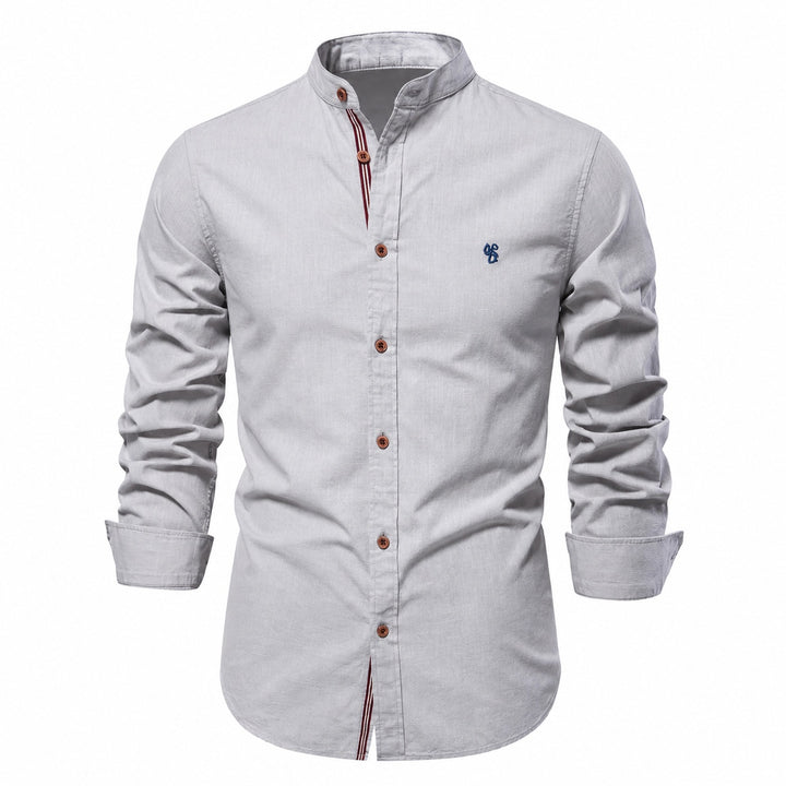 Alden Band-Collar Shirt — ce_wb_01