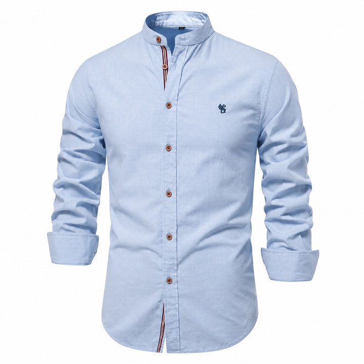 Alden Band-Collar Shirt — ce_wb_01