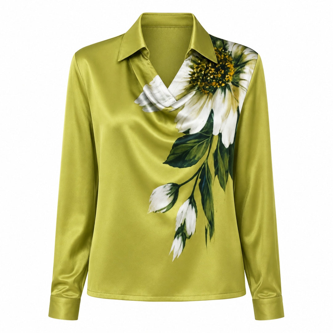 Alessia Draped Collar Blouse — ce_wb_01