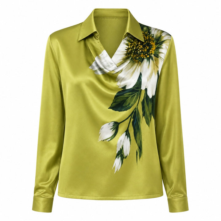 Alessia Draped Collar Blouse — ce_wb_01