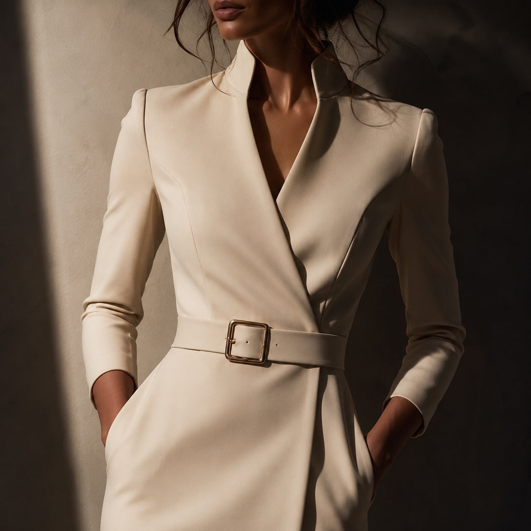 Ambasciatrice Belted Pencil Dress — ce_metastatic_06