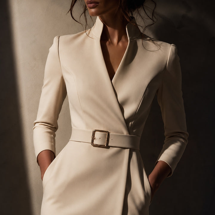 Ambasciatrice Belted Pencil Dress — ce_metastatic_06