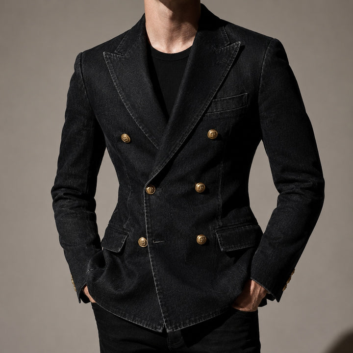 Ammiraglio Double-Breasted Denim Blazer — ce_studio_01