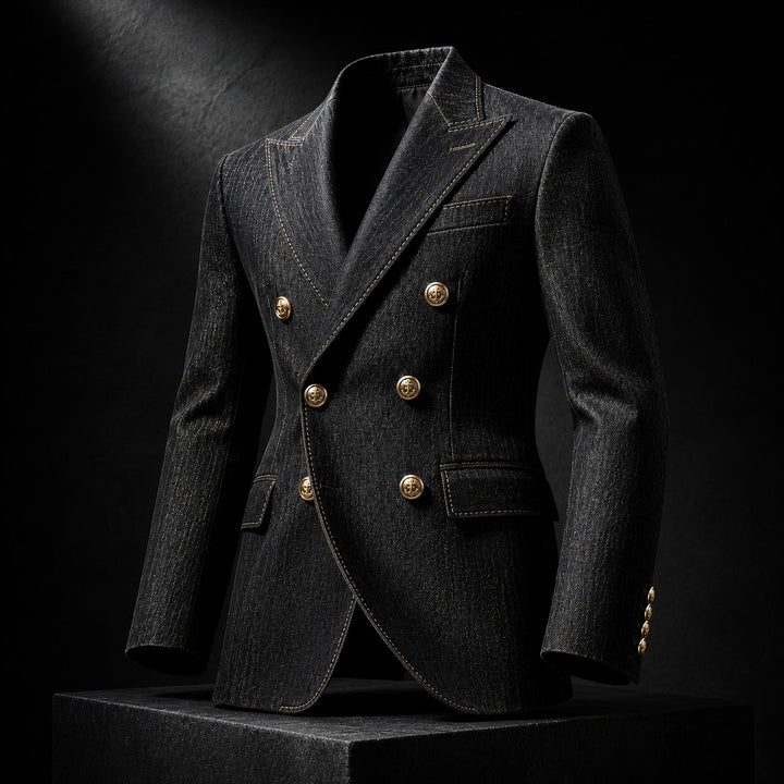 Ammiraglio Double-Breasted Denim Blazer — ce_metastatic_01