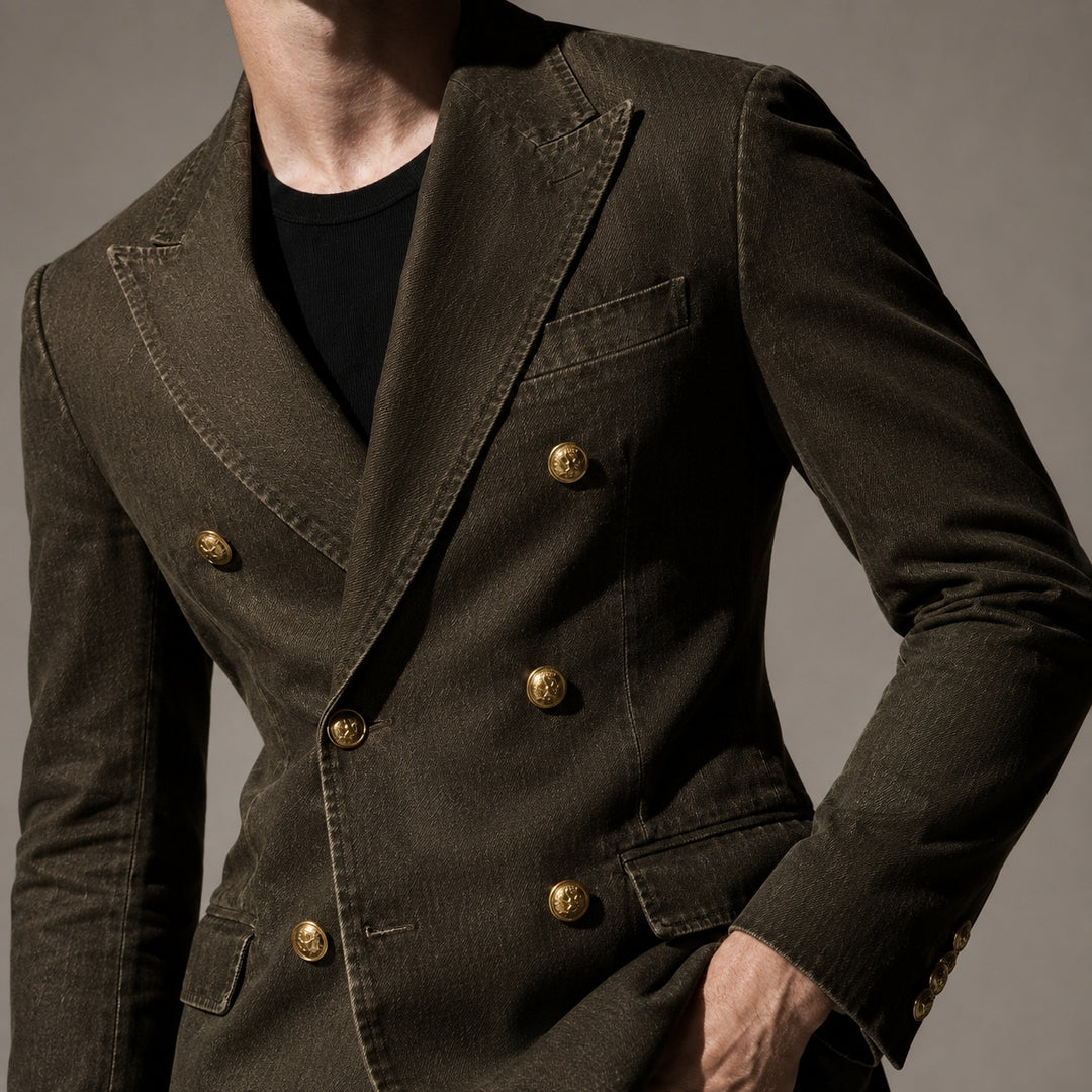 Ammiraglio Double-Breasted Denim Blazer — ce_studio_01