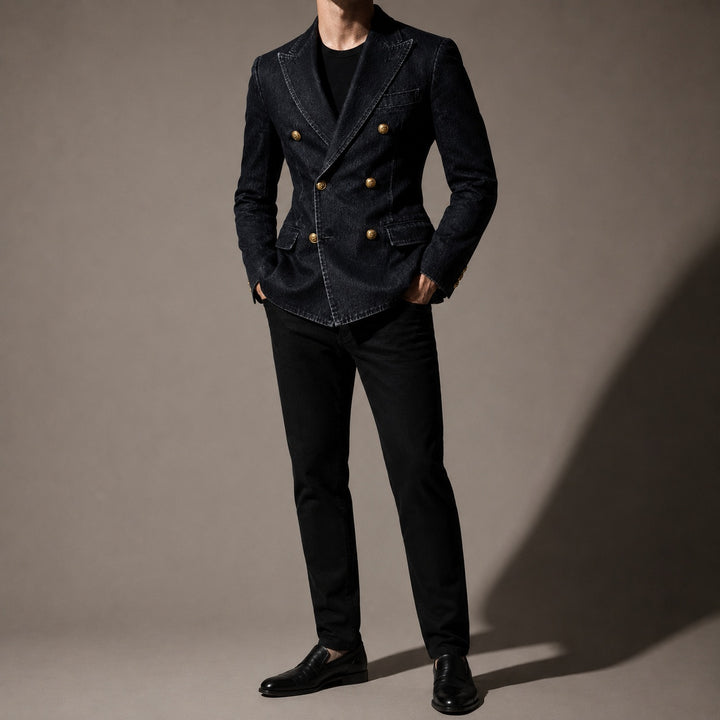 Ammiraglio Double-Breasted Denim Blazer — ce_studio_01