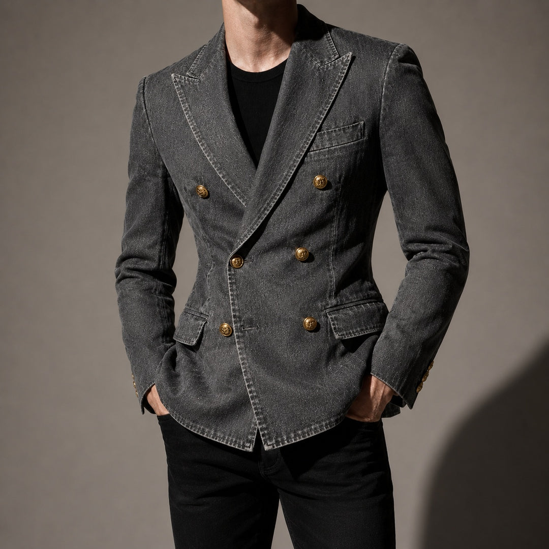 Ammiraglio Double-Breasted Denim Blazer — ce_studio_01