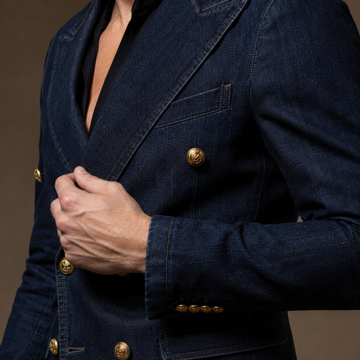 Ammiraglio Double-Breasted Denim Blazer — ce_studio_01