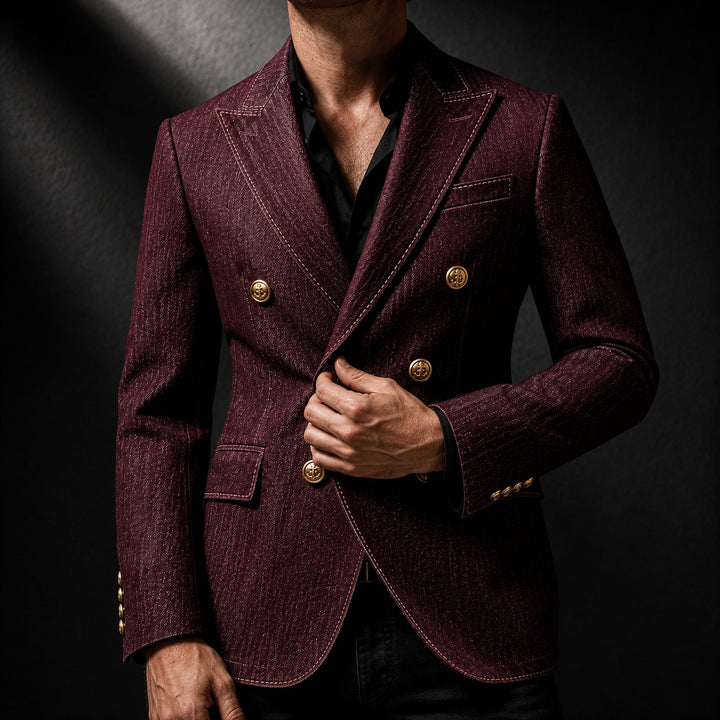 Ammiraglio Double-Breasted Denim Blazer — ce_studio_01