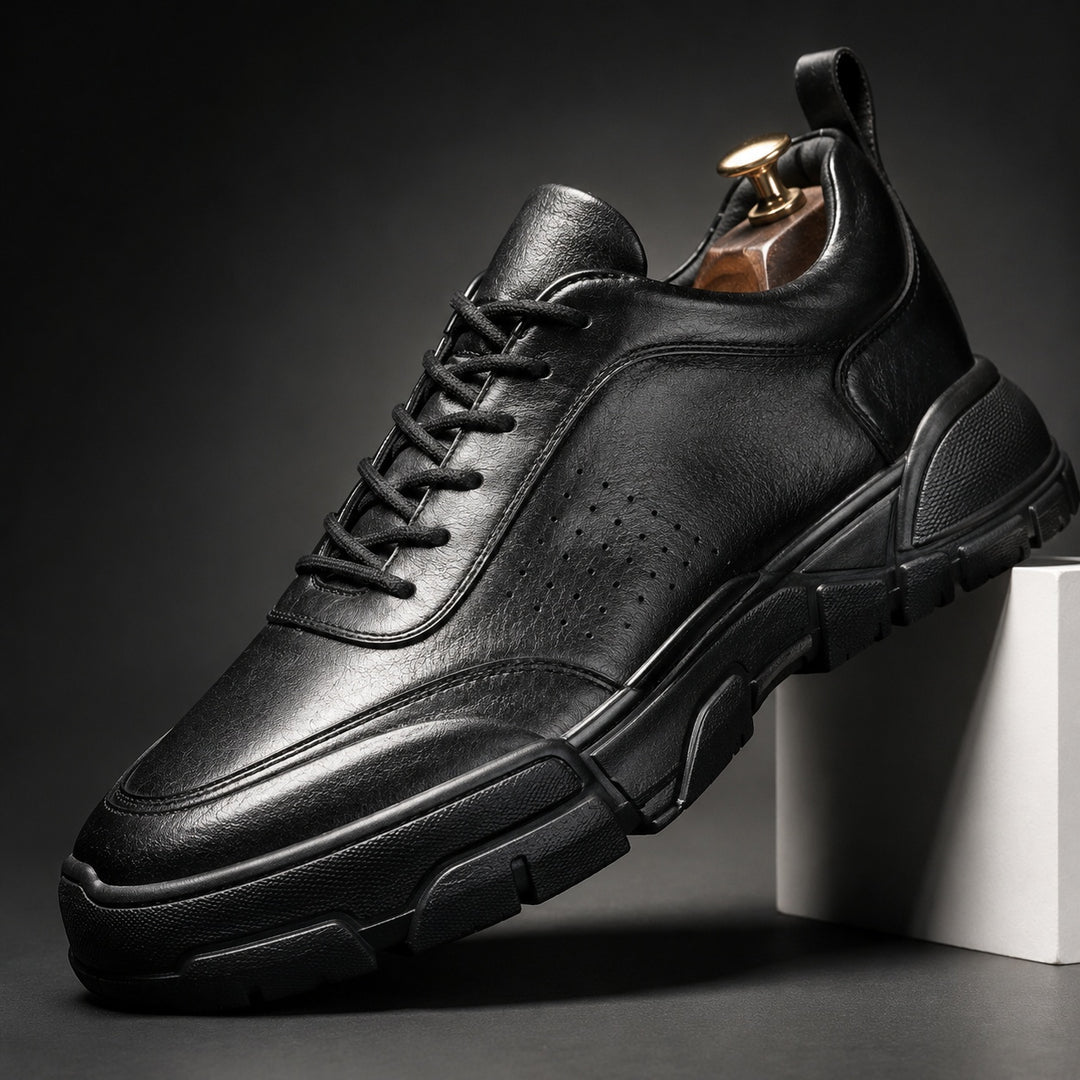 Andria Leather Trainer Shoes — ce_angle_01