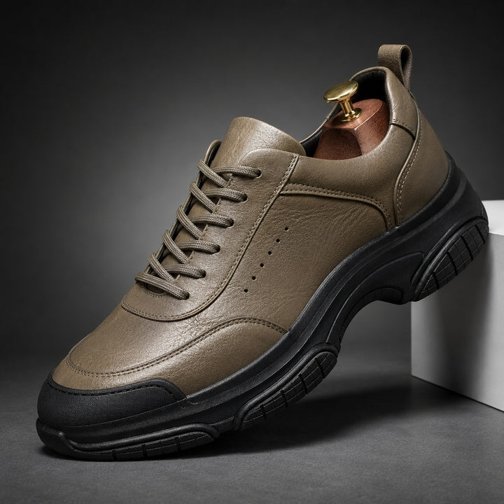 Andria Leather Trainer Shoes — ce_angle_01