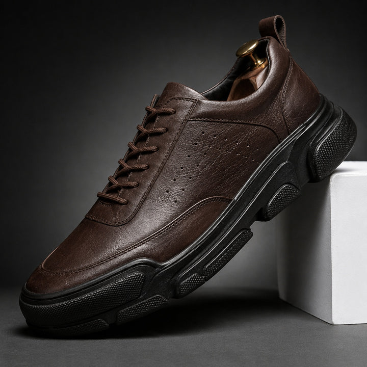 Andria Leather Trainer Shoes — ce_angle_01
