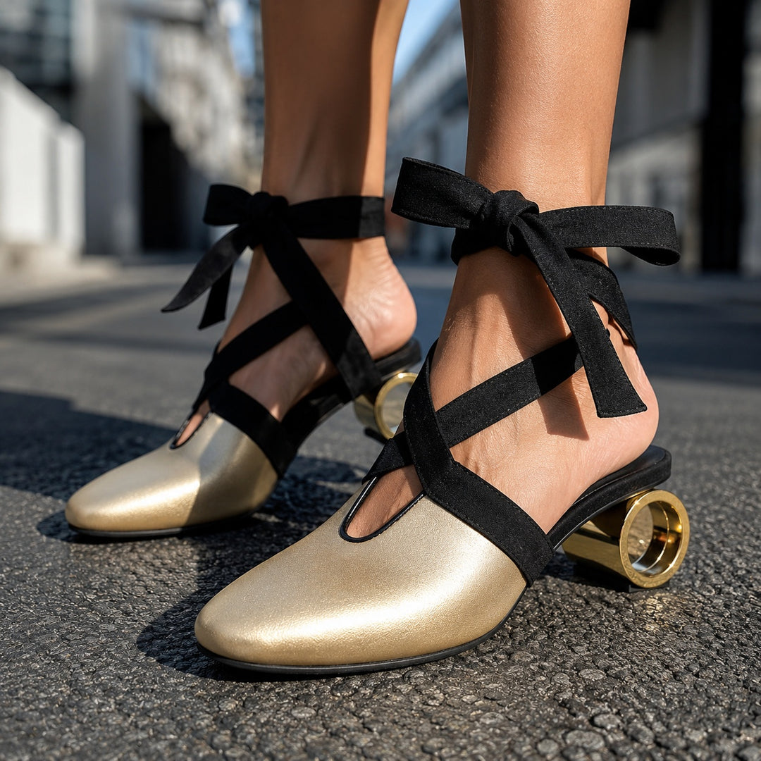 Anello Cylinder-Heel Bow Mules — ce_brooklyn_s1_01