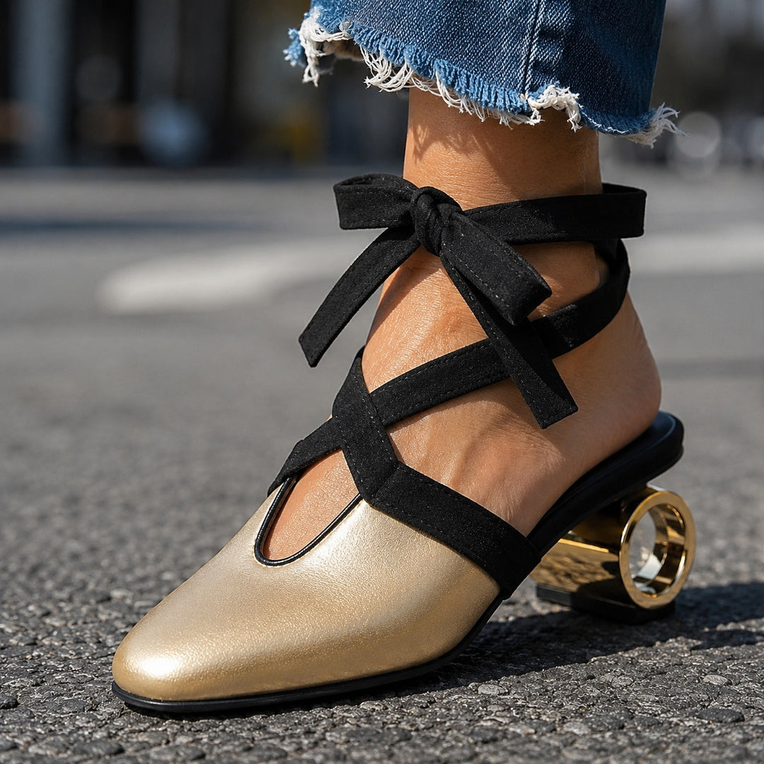 Anello Cylinder-Heel Bow Mules — ce_brooklyn_s2_01