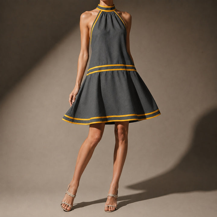 Aranciata Halter Mini Dress — ce_studio_01