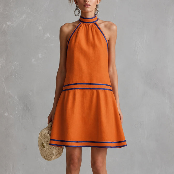 Aranciata Halter Mini Dress — ce_pivot_front_02